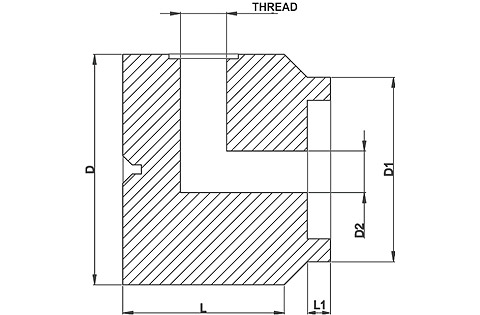 HYDRAULIC CYLINDER REAR PLUG WITH OIL HOLE