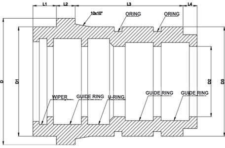 MOBILE CRANE ROD GLAND